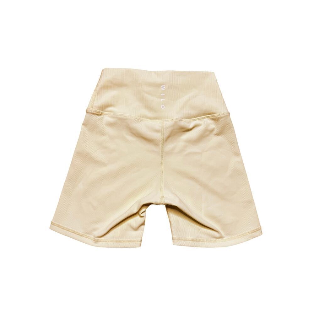 WILO Athletic Spandex Shorts Women's XS Yellow Stretch